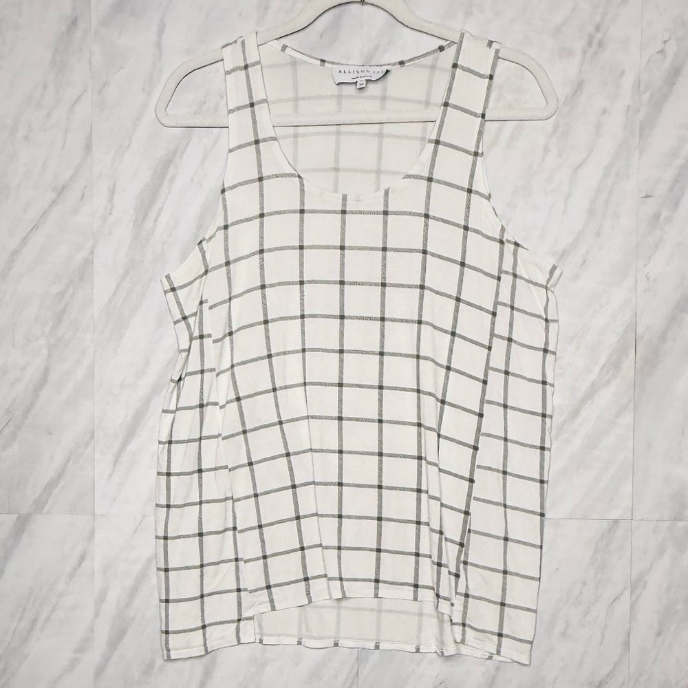 Allison Izu Multicolored Boxy Sleeveless Tank Top XS
